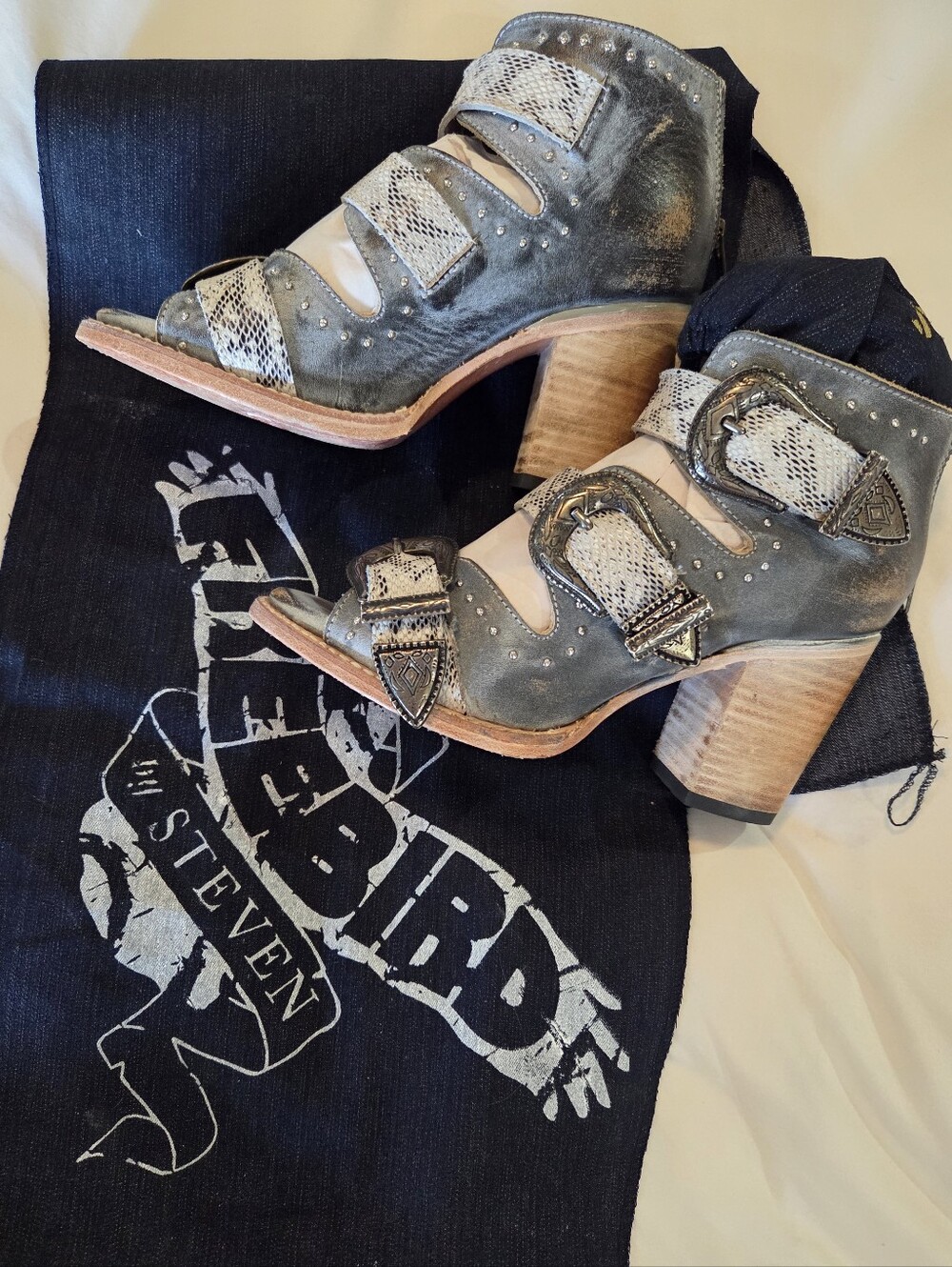 Freebird "Violet" Block Heels